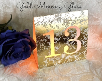 Fall Wedding Table Numbers