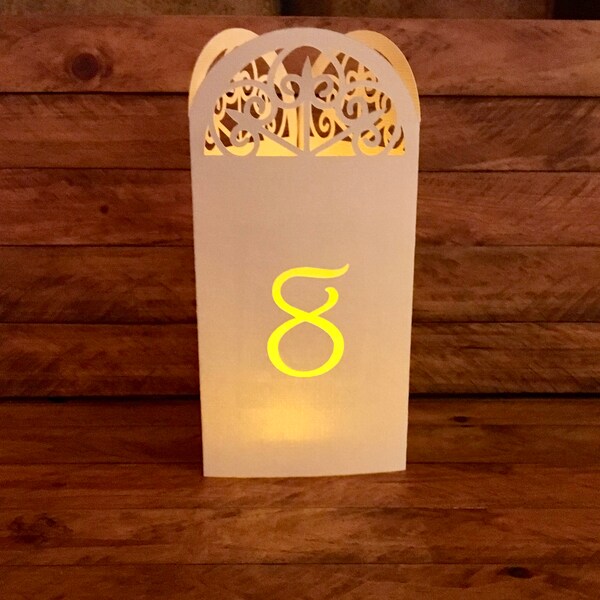 Wedding Luminaries Etsy