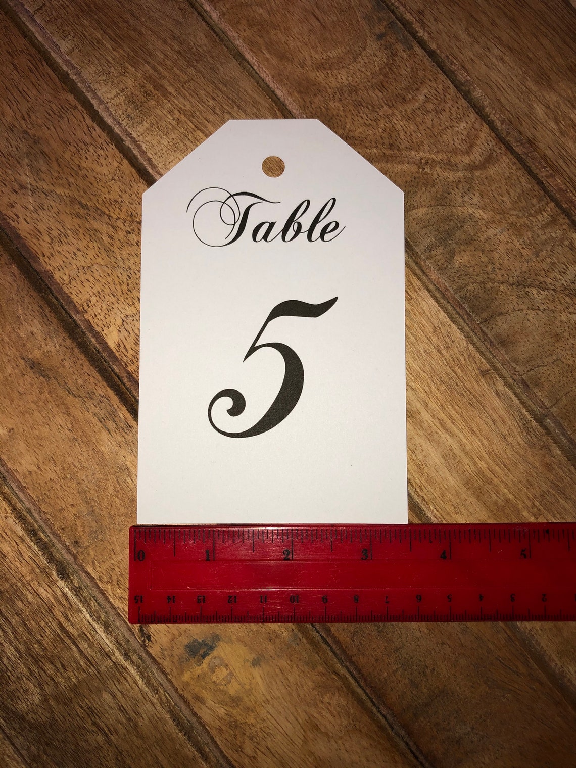 Table Number Tags for Weddings and Special Events Perfect Etsy