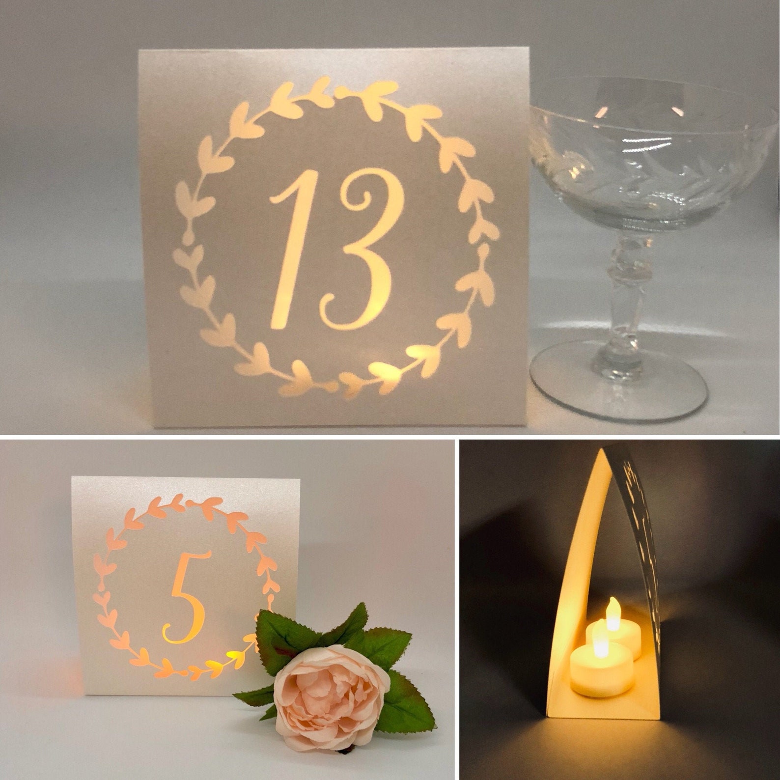 NÚMEROS DE MESA DE BODA De mayor tamaño para bodas diseño de Etsy