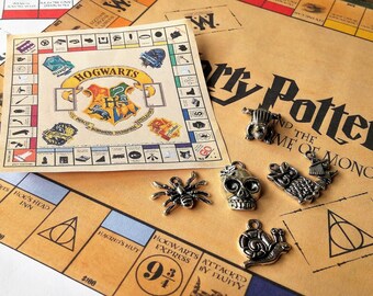 Harry Potter,Monopoly,8 or 10in Travel Set,Harry Potter Game, Handmade, Harry Potter, Monopoly Set,Harry Potter Gifts, Harry Potter Monopoly
