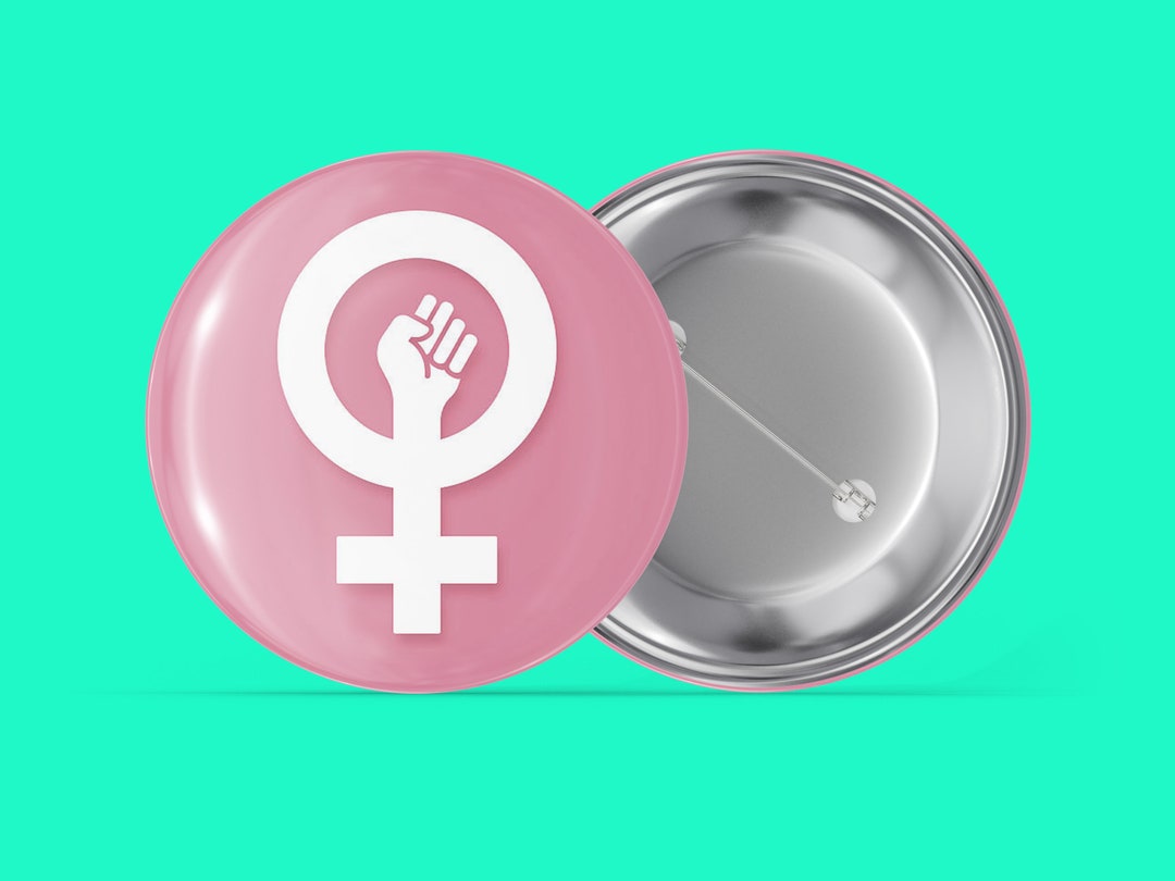 Women Rights Rally Button Feminism - Women's Rights - Woman Power - Handmade Pin Back Button - Etsy