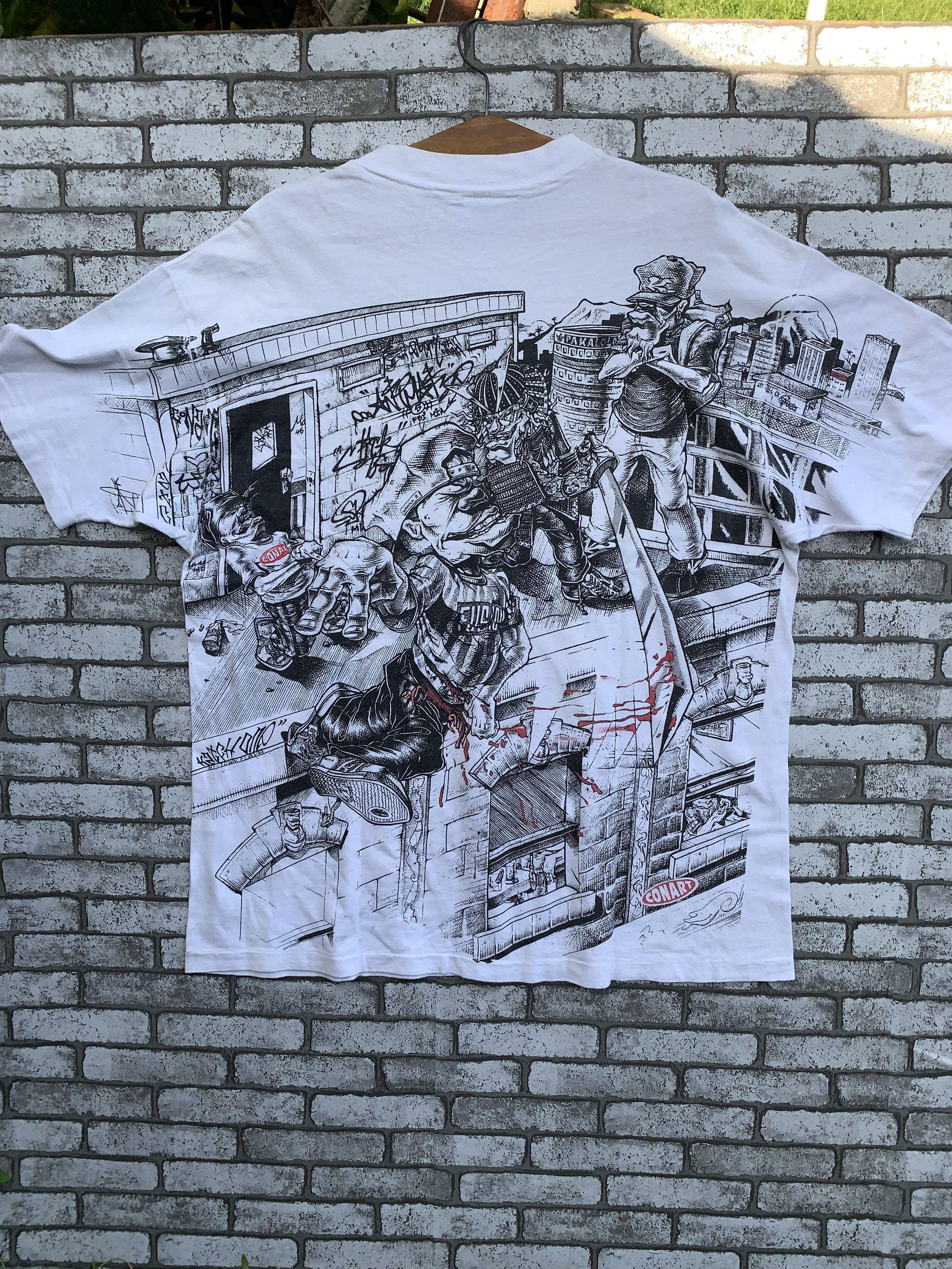 古着 80s Zig-Zag 「Let's Get Stoned」 カラフル ミラー 鏡
