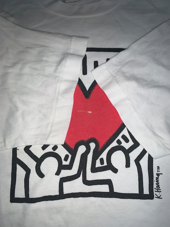 Vintage Keith Allen Haring K Haring Heart American… - Gem