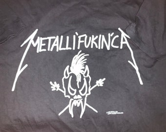 Vintage Metallica Metalli'fuckin'ca 1993 American Heavy
