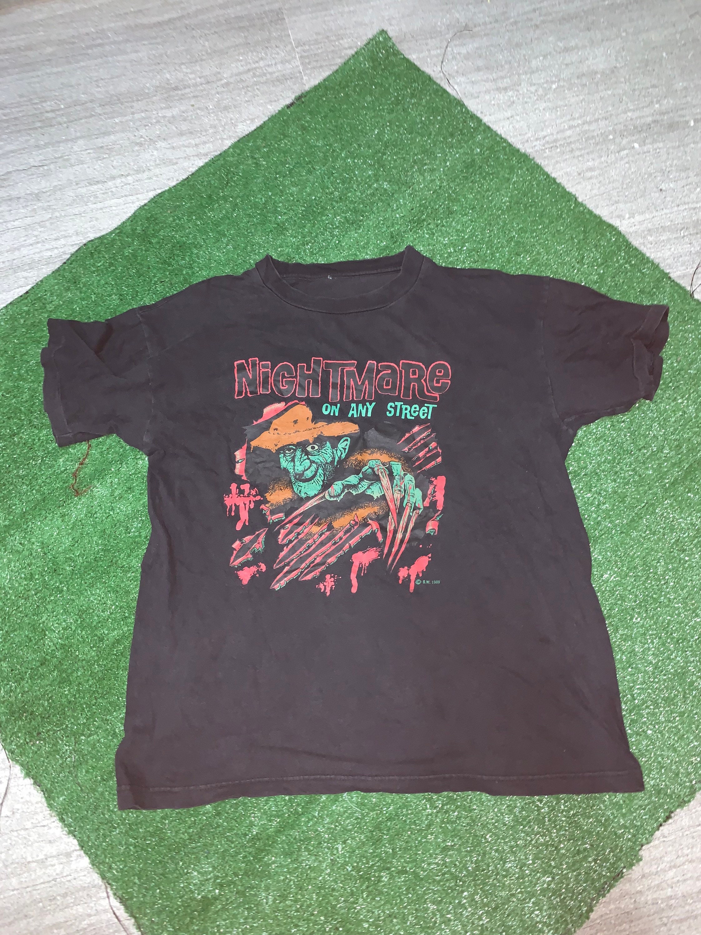 Nightmare on Any Street 1989 Bootleg T-shirt L Single