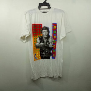 Rare!! Vintage Paul Mc Cartney The Beatles World Tour 1989/1990 Medium Size (storeQ)