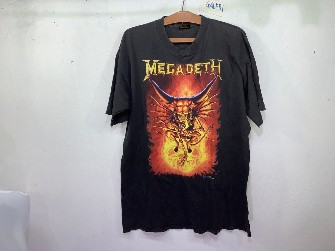 Megadeth gaint XL メガデス 1993 Giant - Mega Deth メガデス XL Giant USA タグ シングル