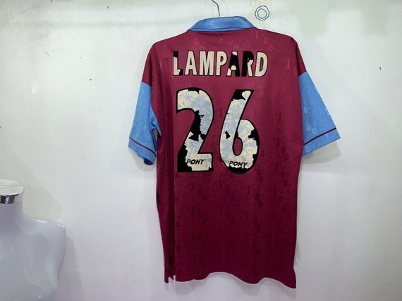 Vintage West Ham United 1995 Frank Lampard Number 26 Back