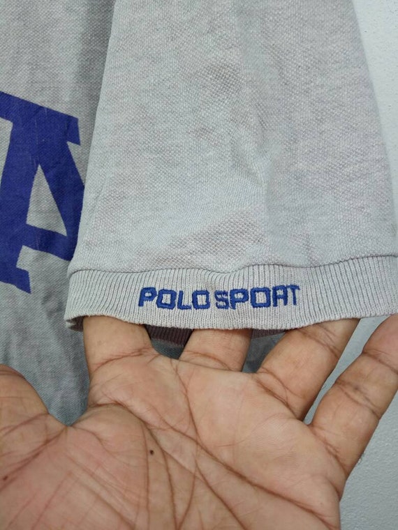 Rare!! Polo Sport Ralph Lauren Spellout USA  Larg… - image 5