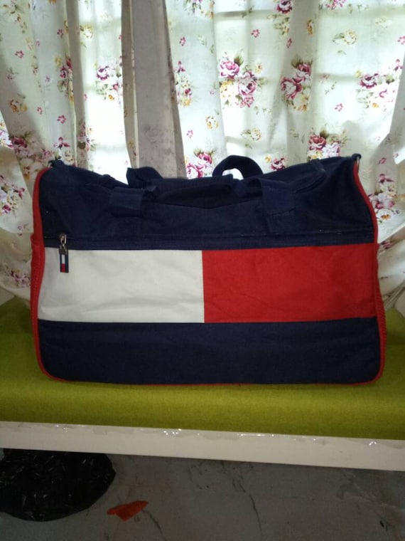 Tommy Hilfiger bolso de viaje equipaje fin de - Etsy España