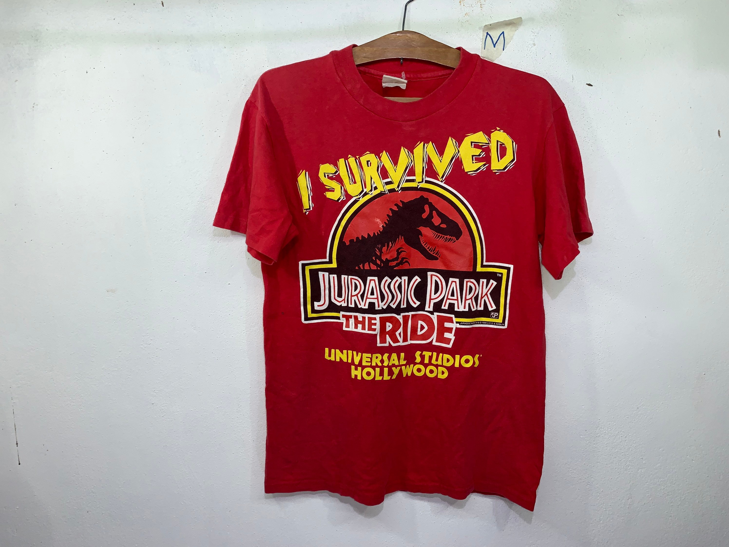 ヴィンテージ I Survived ジュラシック パーク ザ ライド 1996 