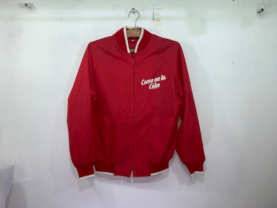 Fashion cola print zipper coat hotsell
