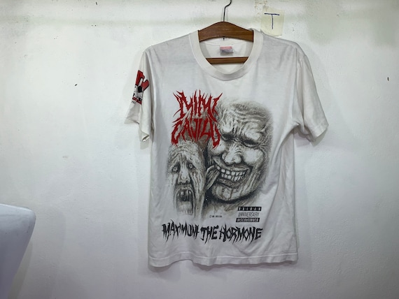 Maximum The Hormone Japanese band 90s basic black retro T