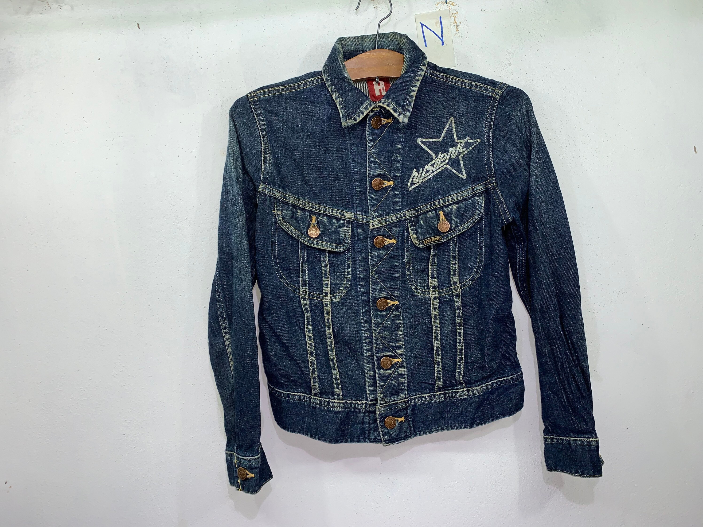 Rare! Hysteric Glamour the Hysteric Woman Trucker Jacket Big