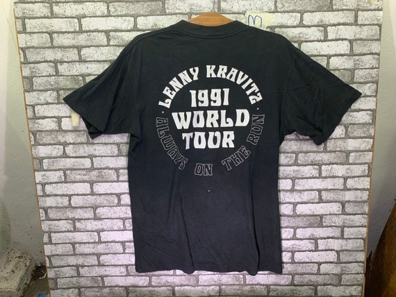 90's LENNY KRAVITZ Tシャツ “1991 WORLD TOUR” - used&vintage