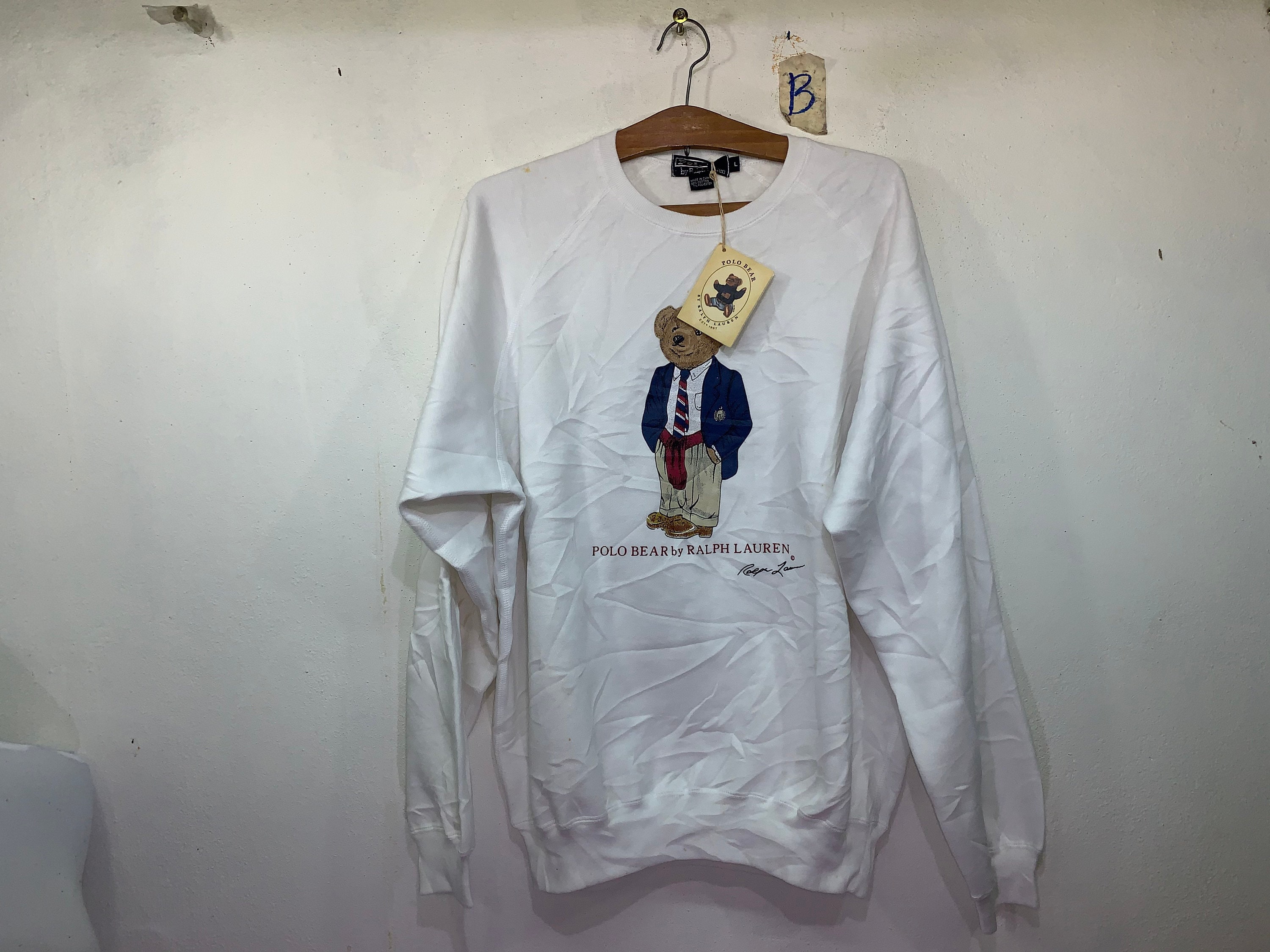 Rare! Vintage Polo Bear by Polo Ralph Lauren Lolife Spellout Rare! Vintage Polo Bear by Polo Ralph Lauren Lolife Spellout