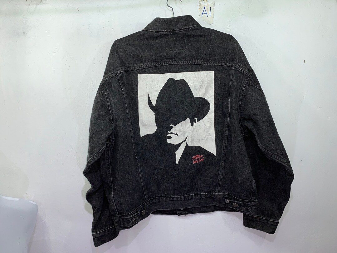 Vintage Marlboro Wild West Trucker Jacket Big Printed L Size - Etsy