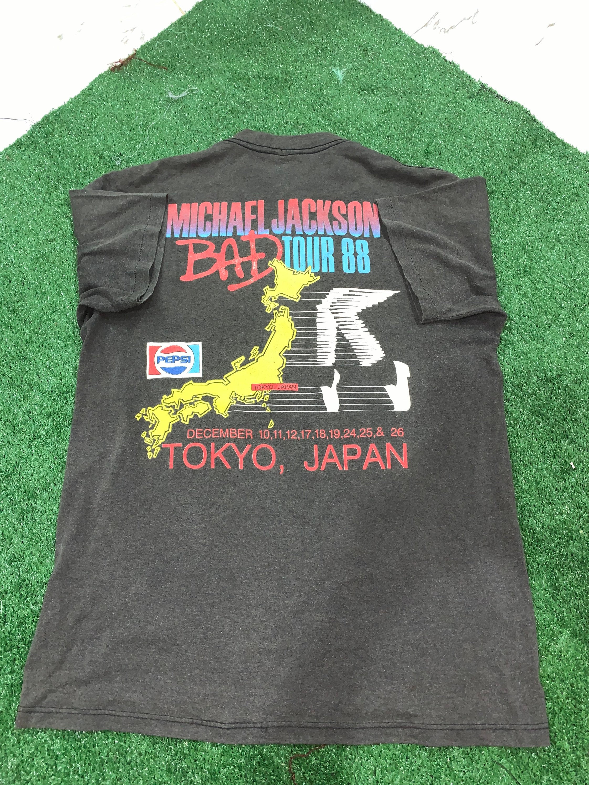 Vintage Michael Jackson Bad Tour Tokyo Japan 1988 King of Pop - Etsy