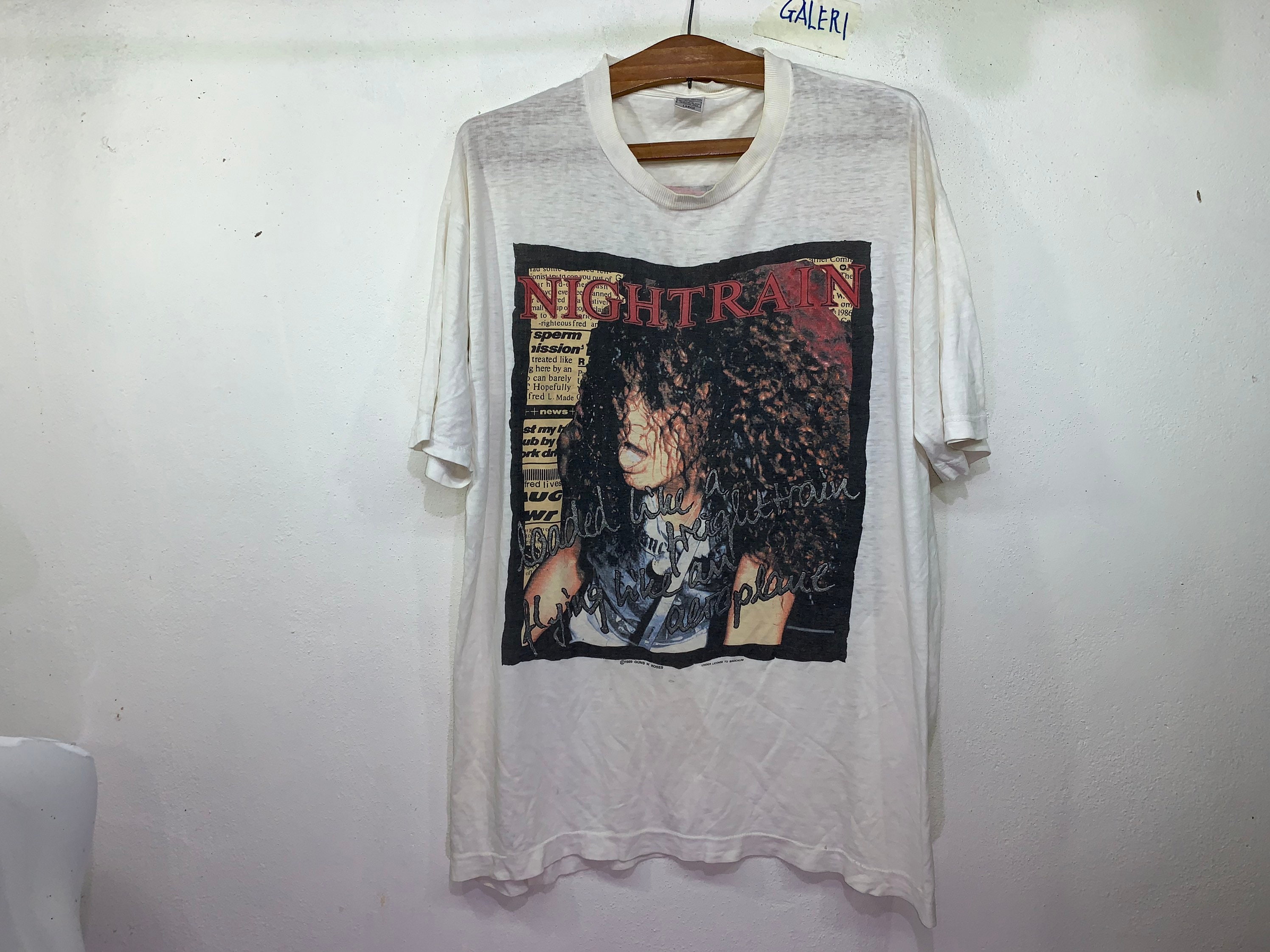 guns n roses nightrain t shirt