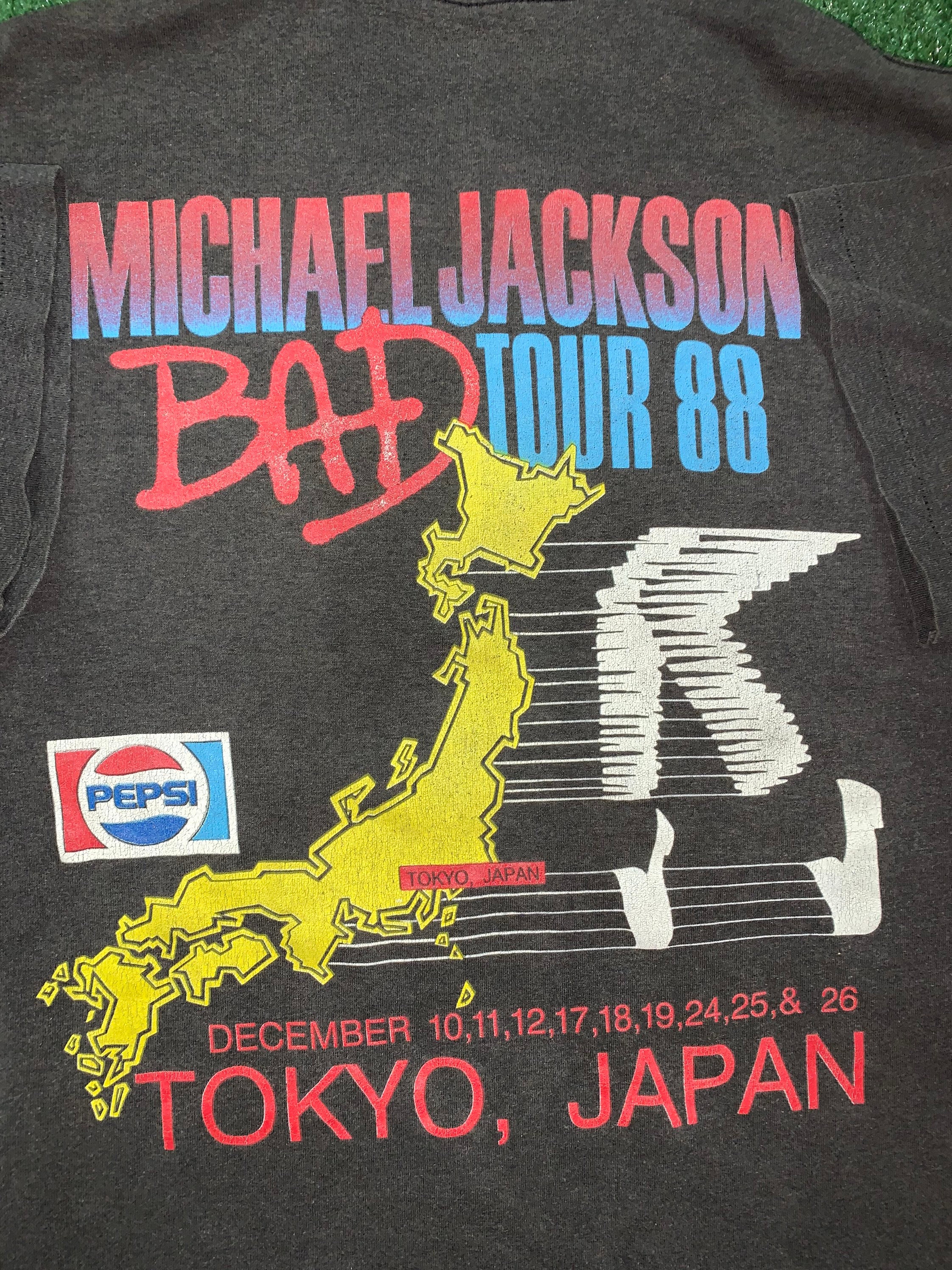 Vintage Michael Jackson Bad Tour Tokyo Japan 1988 King of Pop - Etsy