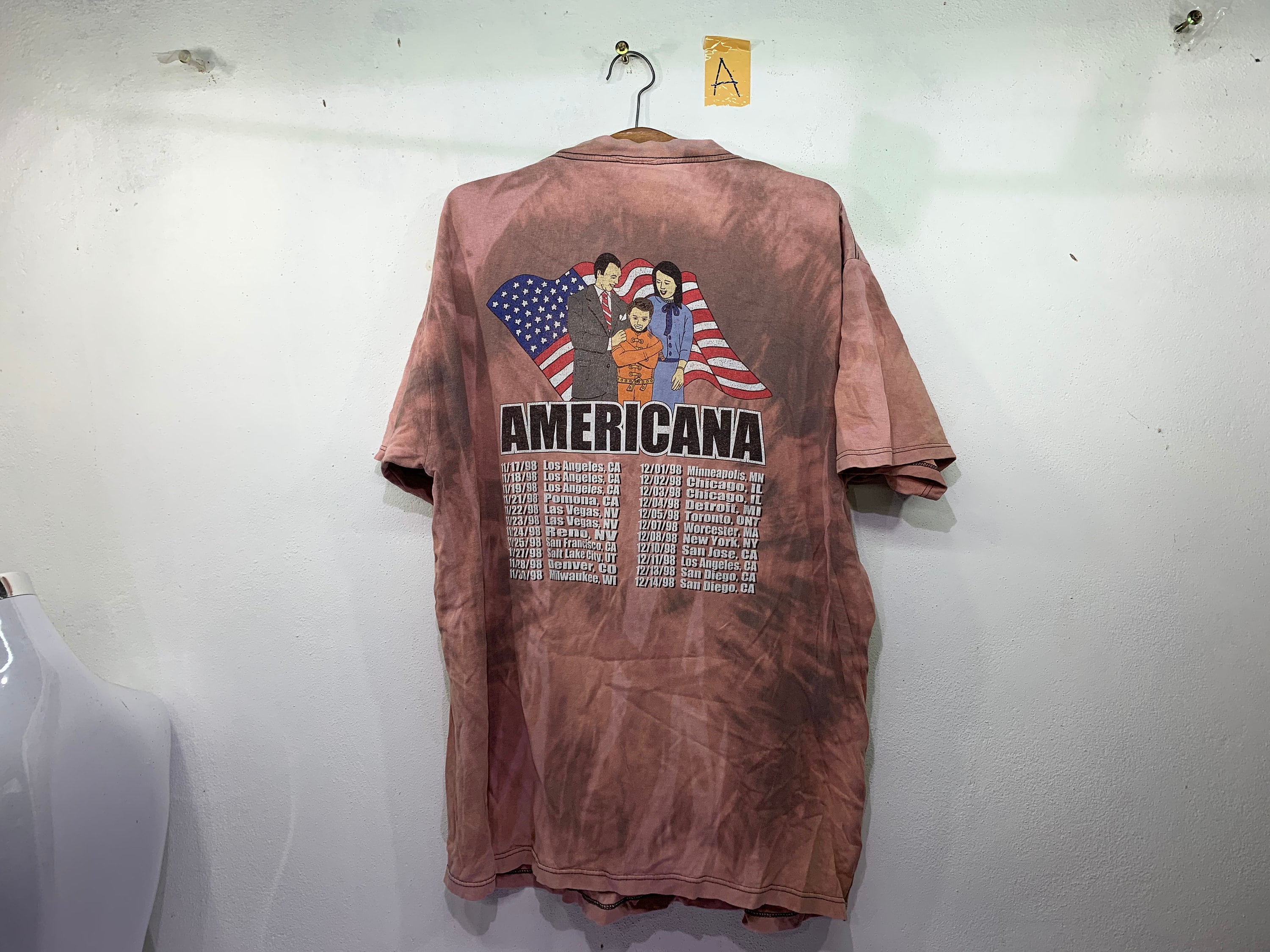 Rare the Offspring Americana 90s Acid Wash Custom Made Punk - Etsy