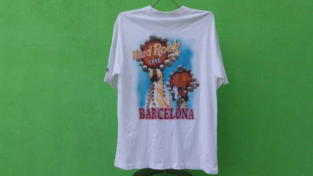 Materialisme tack klodset Hard Rock Cafe Barcelona Built for Rock and Roll Hrc Large - Etsy