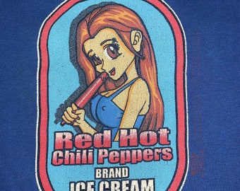 Vintage Red Hot Chili Peppers 1999 Californication Ice Cream Hook Ups t-shirt M