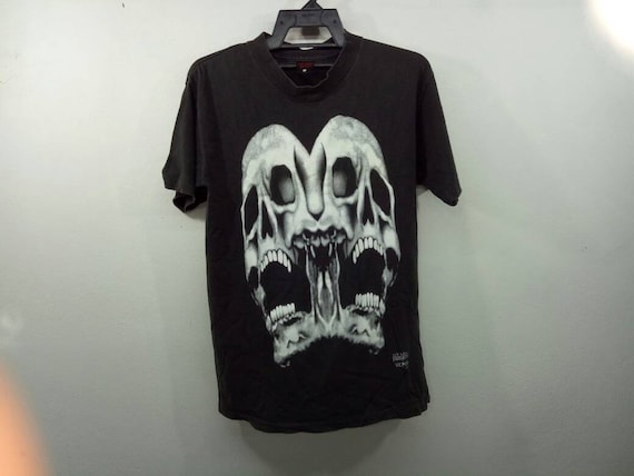 Rare!! Vintage Skull Sir Real Fashion Victim 1994 Medium Size