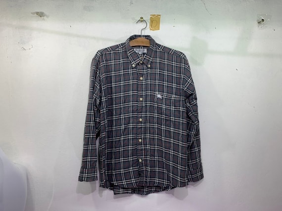 Rare!! Burberrys Nova Check S Size Long Sleeve - Etsy Rare!! Burberrys Nova Check S Size Long Sleeve - Etsy