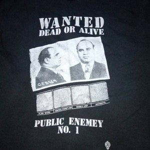 Vintage Al Capone American Gangster Public Enemy 1995 Wanted Dead Or Alive Large store Q image 2