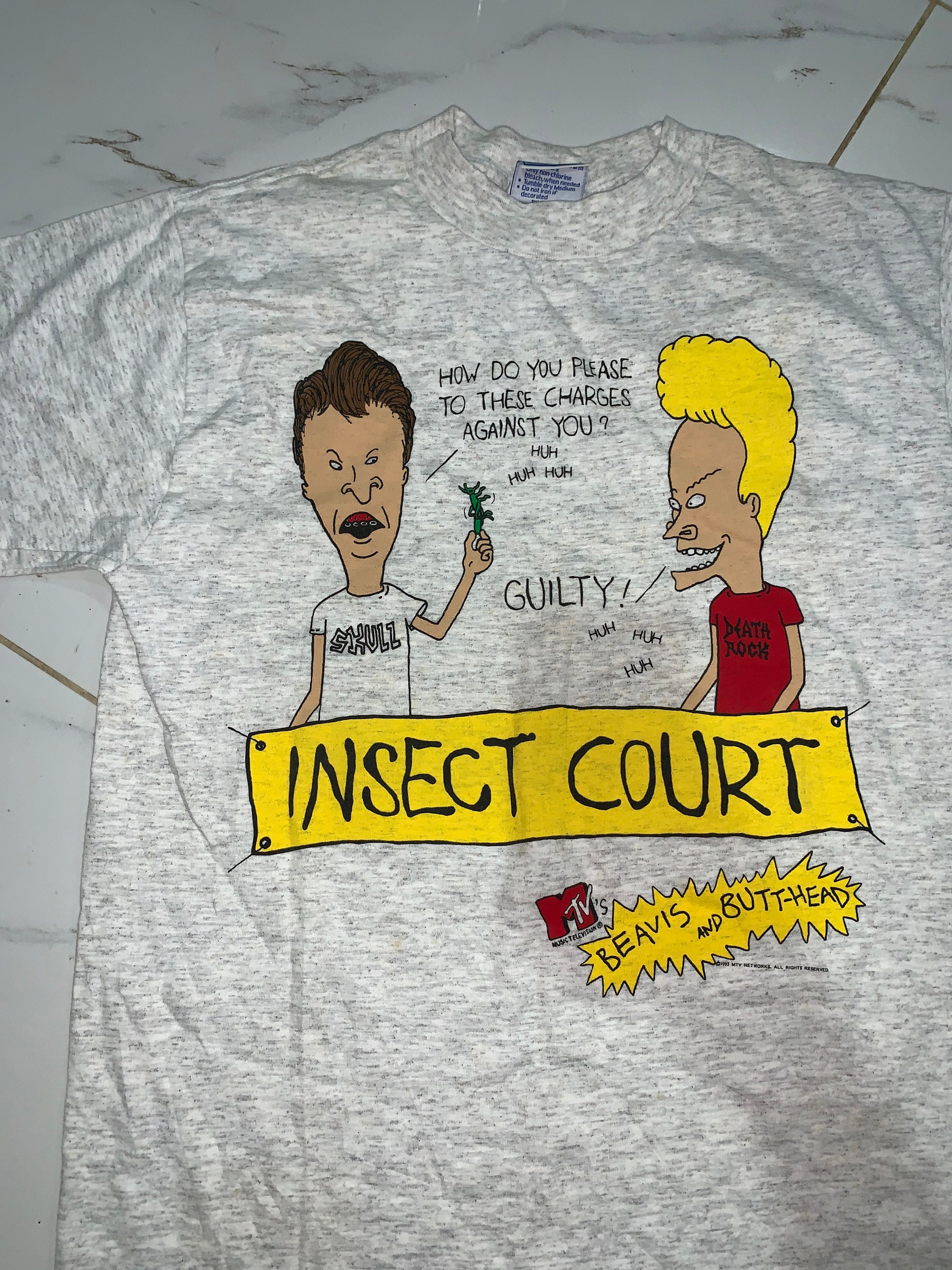 Vintage Beavis and Butt-head Insect Court Mtv's Music Television