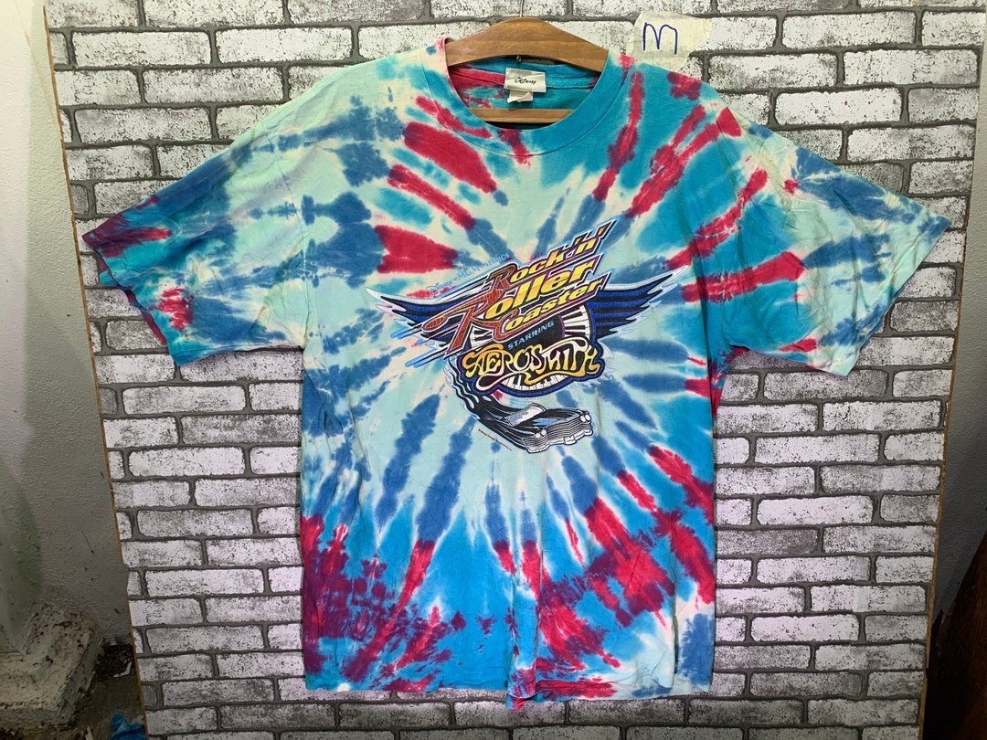 tie dye aerosmith shirt