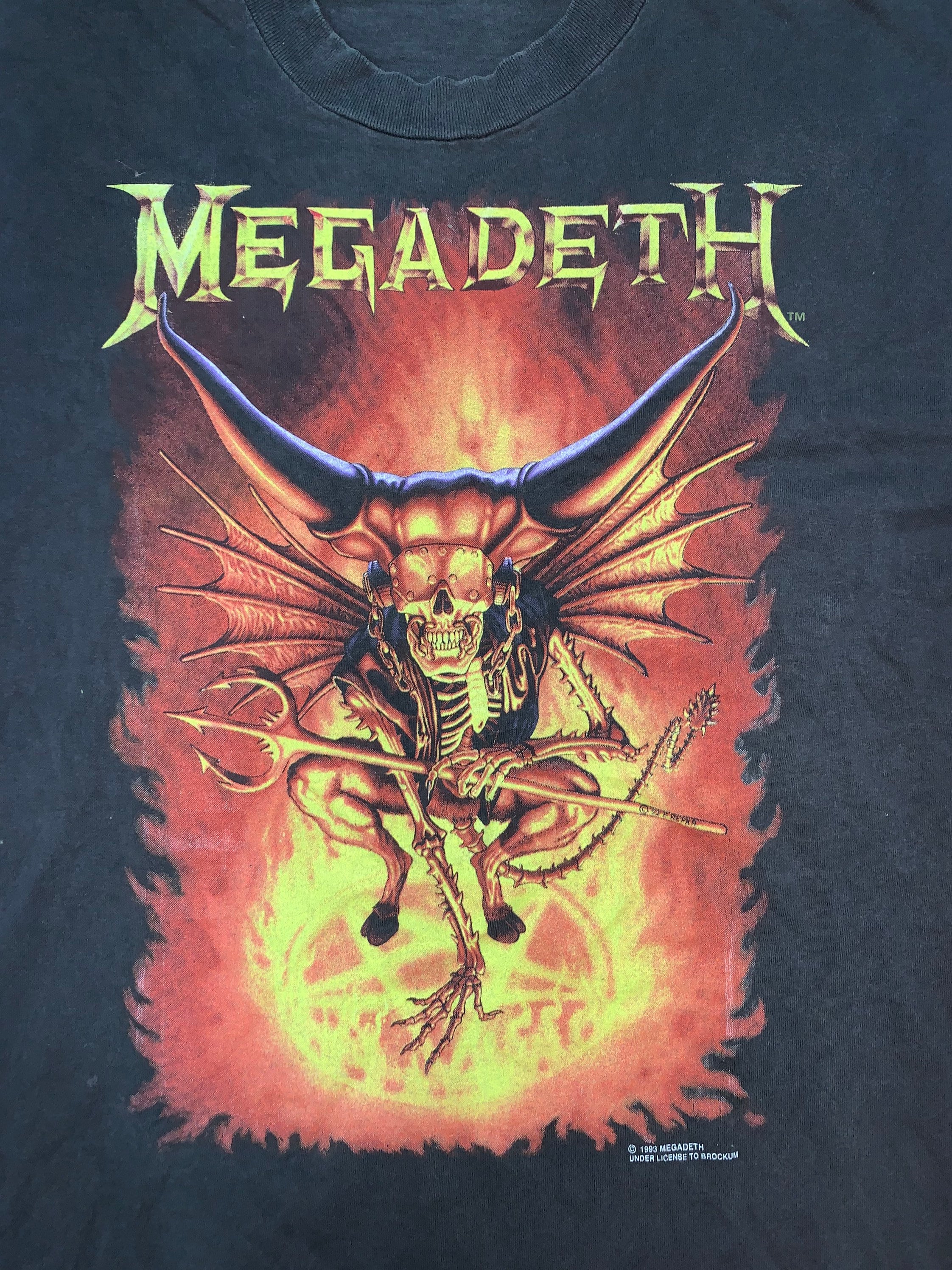 Megadeth gaint XL メガデス 1993 Giant - Mega Deth メガデス XL Giant USA タグ シングル