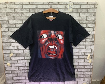 king crimson Tシャツ　90s ビンテージ king crimson Tシャツ 90s ビンテージ - メルカリ