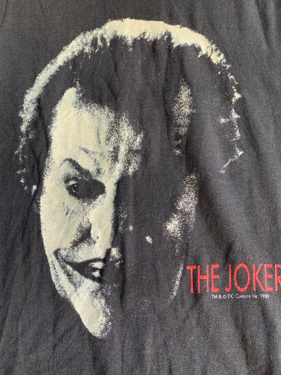 Kleding Jongenskleding Tops & T-shirts T-shirts T-shirts met print Vintage The Joker Jack Nicholson Batman Movie Sci Fiction Film Single Stitching M grootte 