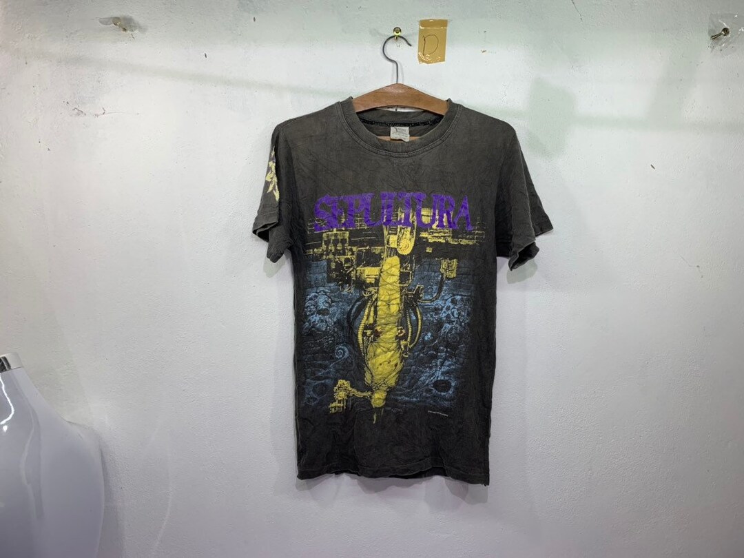 Rare Vintage Sepultura Chaos Ad Death Metal Band Brasilian Band Rare Vintage Sepultura Chaos Ad Death Metal Band Brasilian Band
