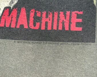 Vintage 90s Rage Against the Machine Emiliano Zapata T Shirt L