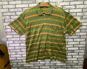 ヴィンテージ イヴ サンローラン ポケット T シャツ オールオーバープリント XL サイズ