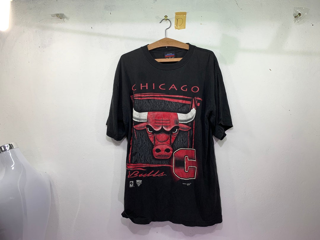 Rare Vintage 90S Chicago Bulls Magic Johnson Nba T-shirt L - Etsy