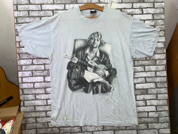 Vintage Kurt Cobain Nirvana The End Of Music Big Printed Rock - Etsy Finland