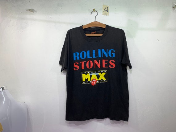 rolling stones BROCKUM L Rolling Stones Steel Wheels Tour 1989 Tongues Top Brockum L
