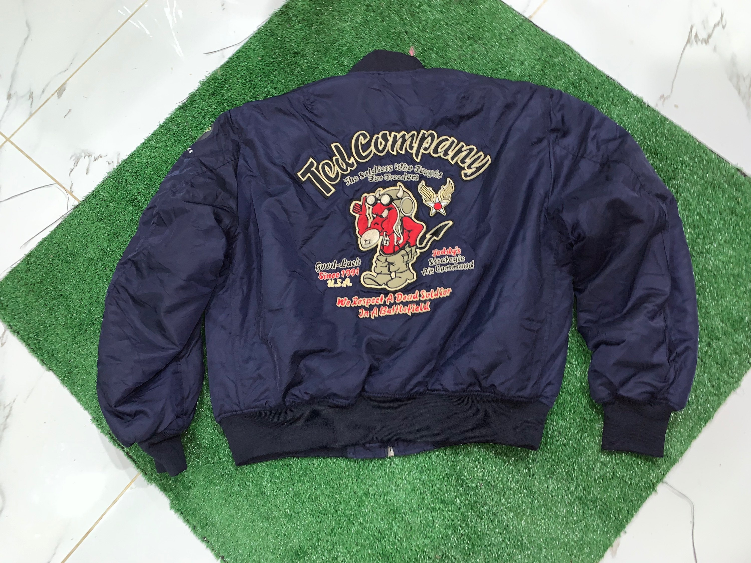 Vintage Tedman Ted Company Us Air Force Type Ma 1 Bomber Vintage Tedman Ted Company Us Air Force Type Ma 1 Bomber