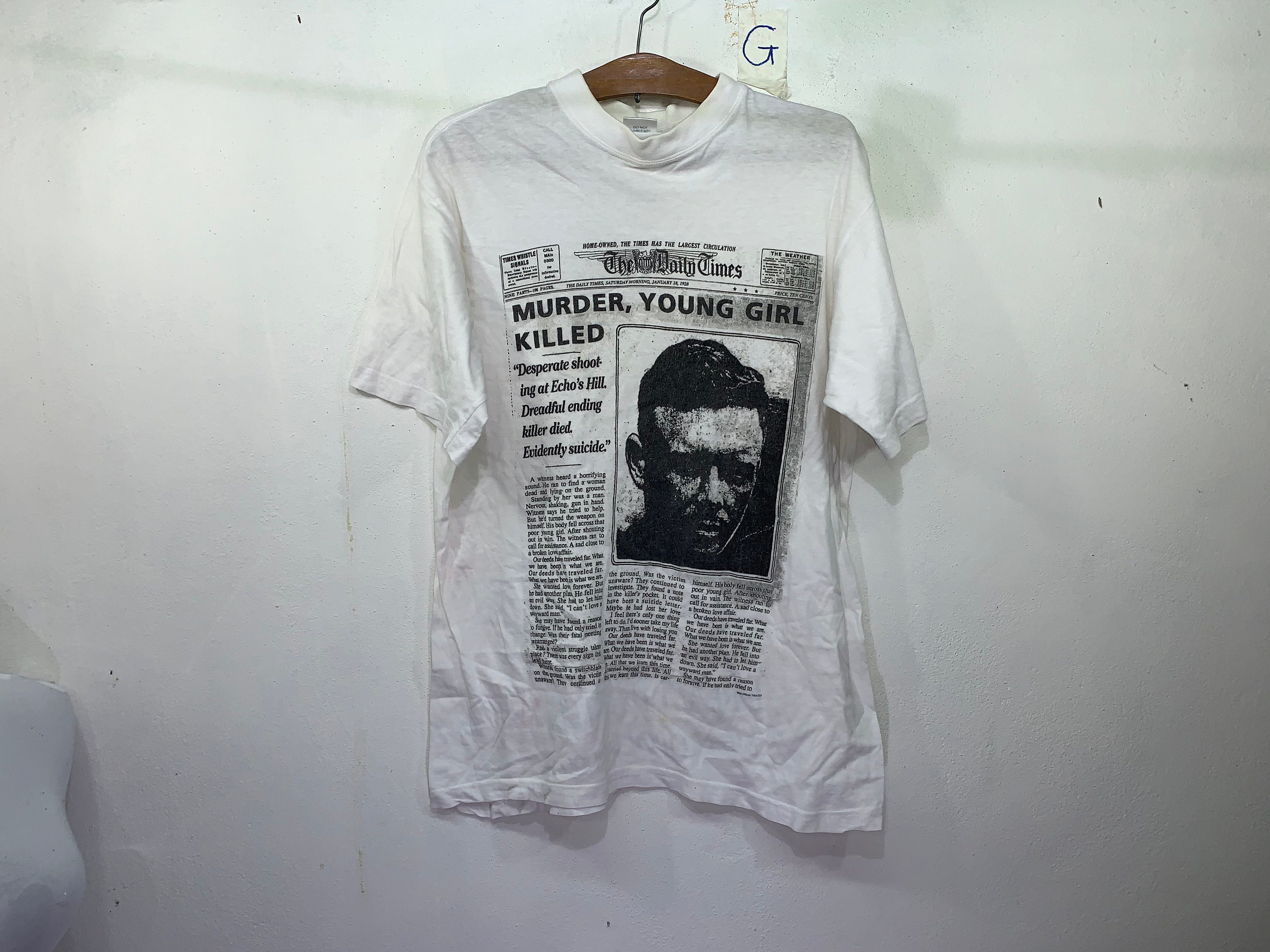 Rare! Vintage Dream Theater Murder Young Girl Killed