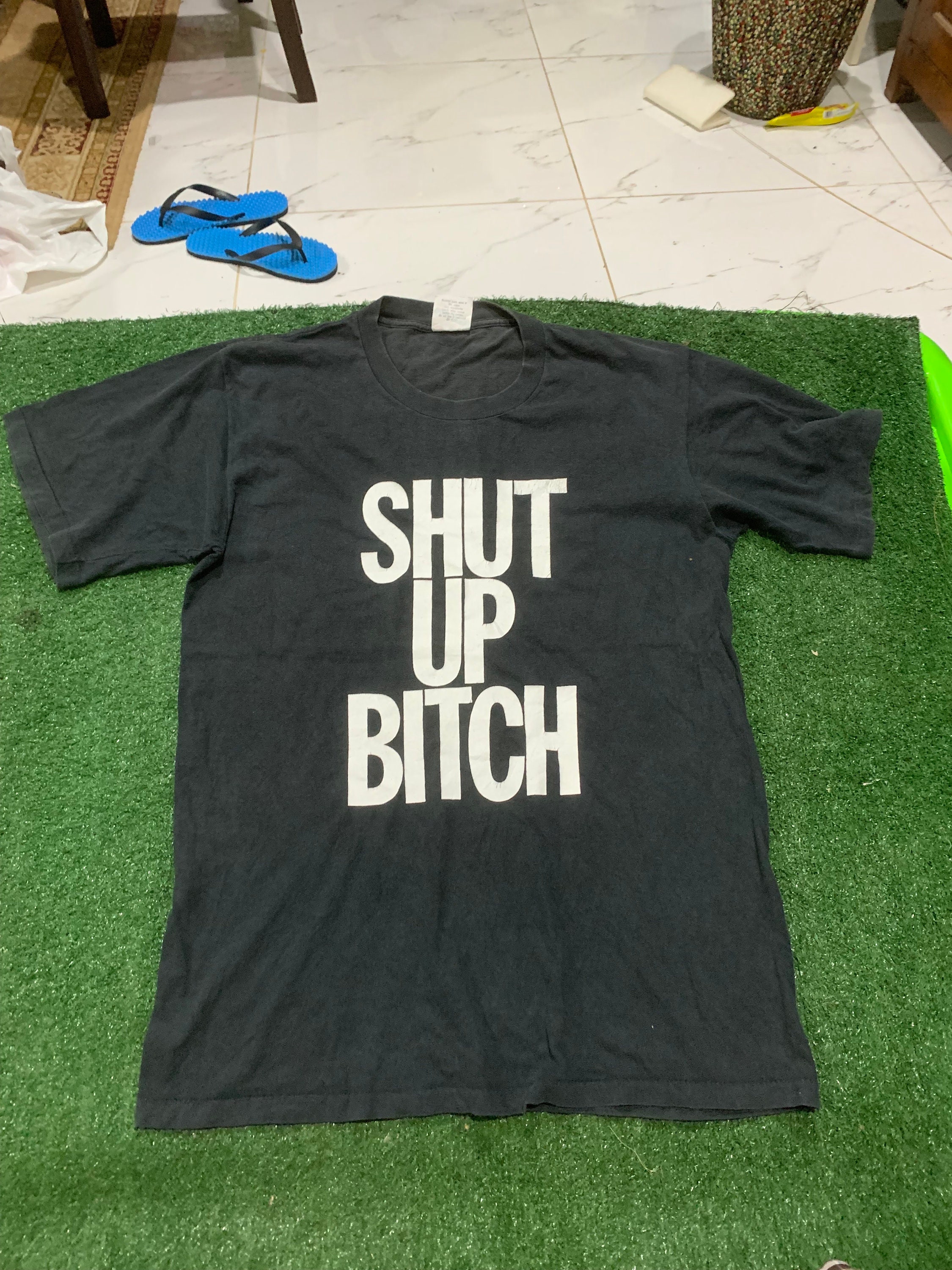 Vintage Shut up Bitch 90s Tshirt L Size - Etsy
