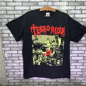 Terrorizer World Downfall American Grindcore Band Earache Records T-shirt L