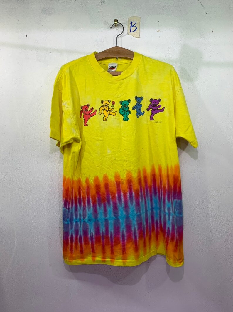 Grateful Dead 1995 Tiedye American Rock Band Large Size Rare!