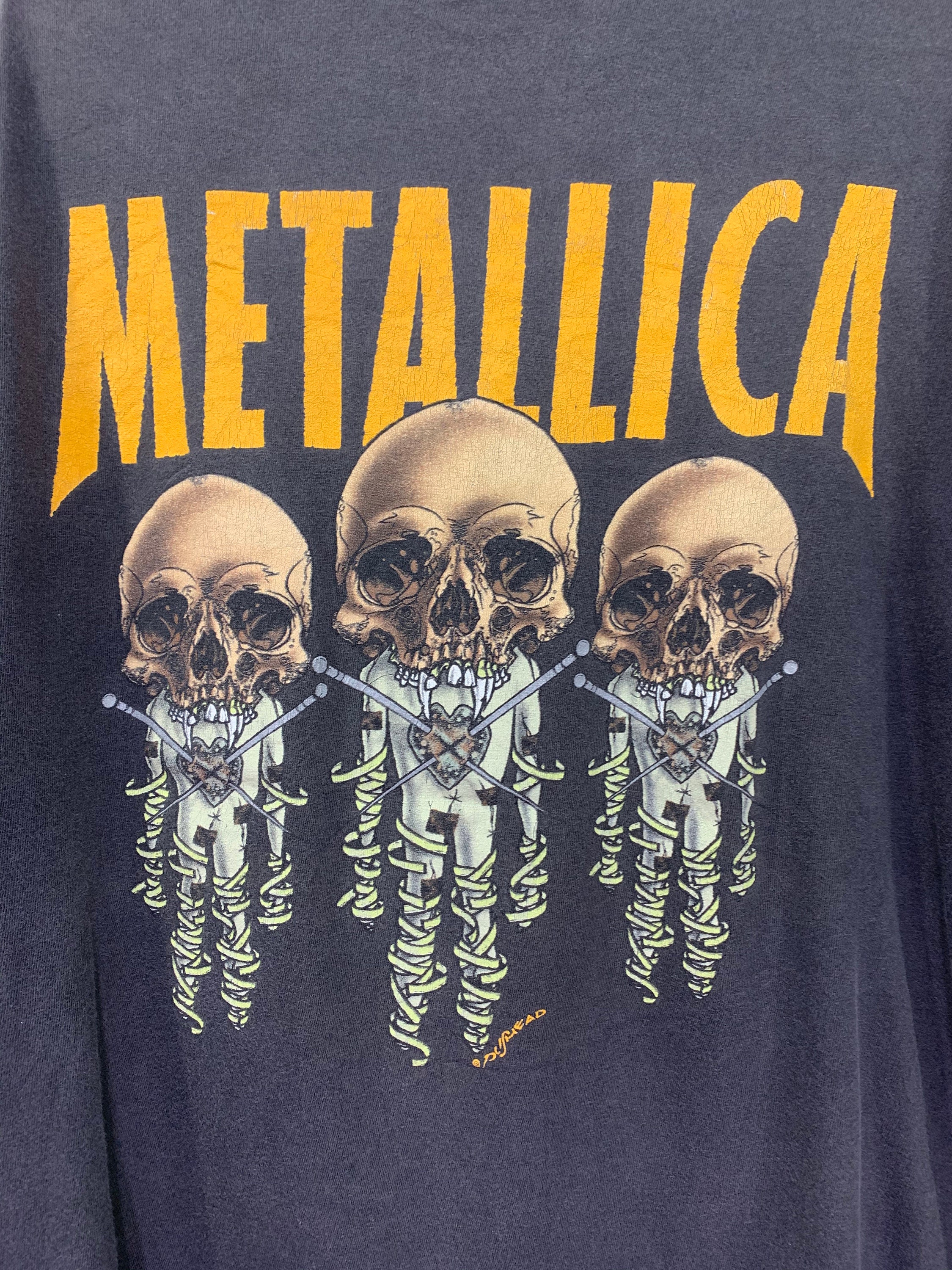 Vintage Metallica T-shirt 90s Concert 1997 Re Load Tour