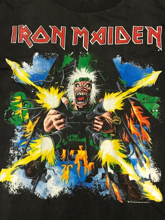 Rare! Vintage Iron Maiden Shoot The Fucker No Pra… - image 3