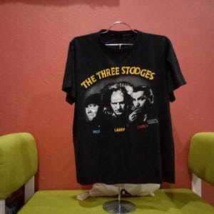 Vintage Rare The Three Stooges 1988 / Movie t-shirt X L image 1